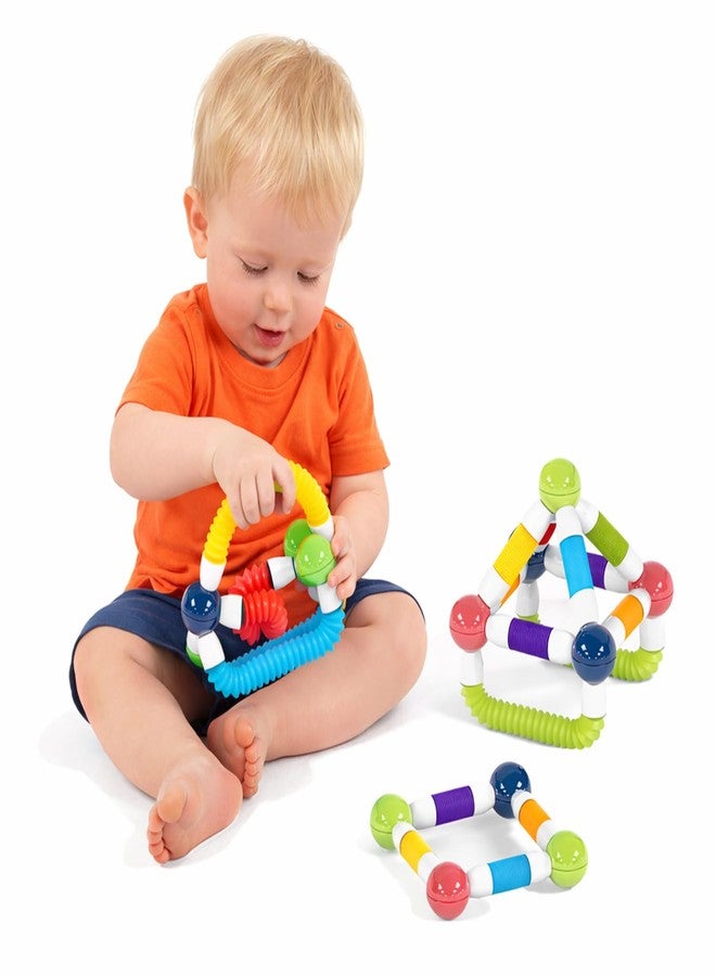 PROBABE Plastic Magnetic Pop Tubes Building Set with Colorfull Ball for Kids - STEM Learning Magnetic Construction Sets, Safe ABS Plastic Magnets Gift for 3+ Boys & Girls (25 PCS) - Image 1